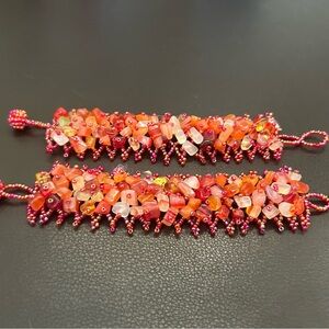 Carnelian Multi-Strand Beaded Bracelet